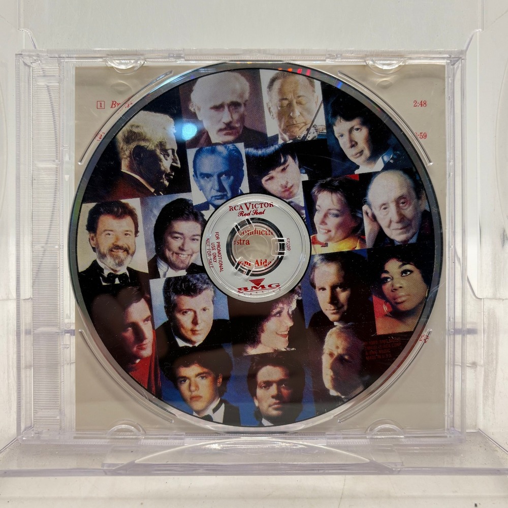 RCA Victor Red Seal Conductors Orchestra From Aida Promo CD Bernstein Mozart